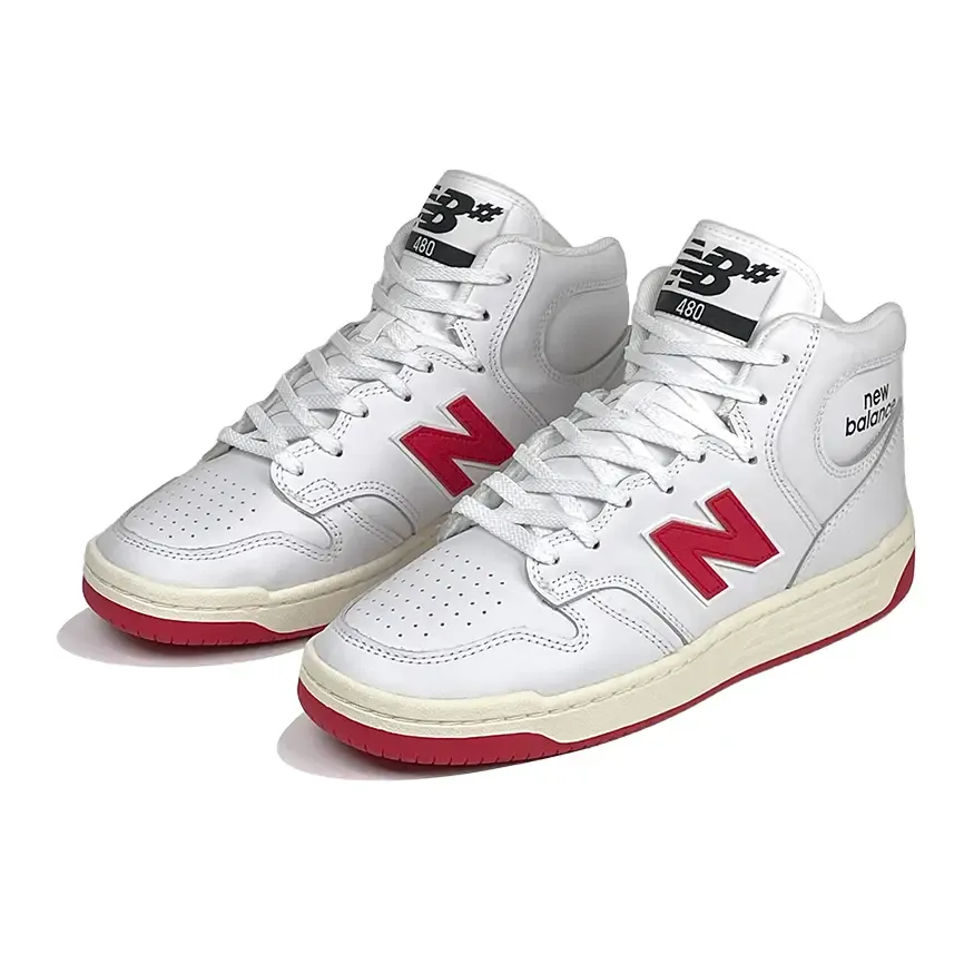 New Balance Numeric 480HSD High White/Red