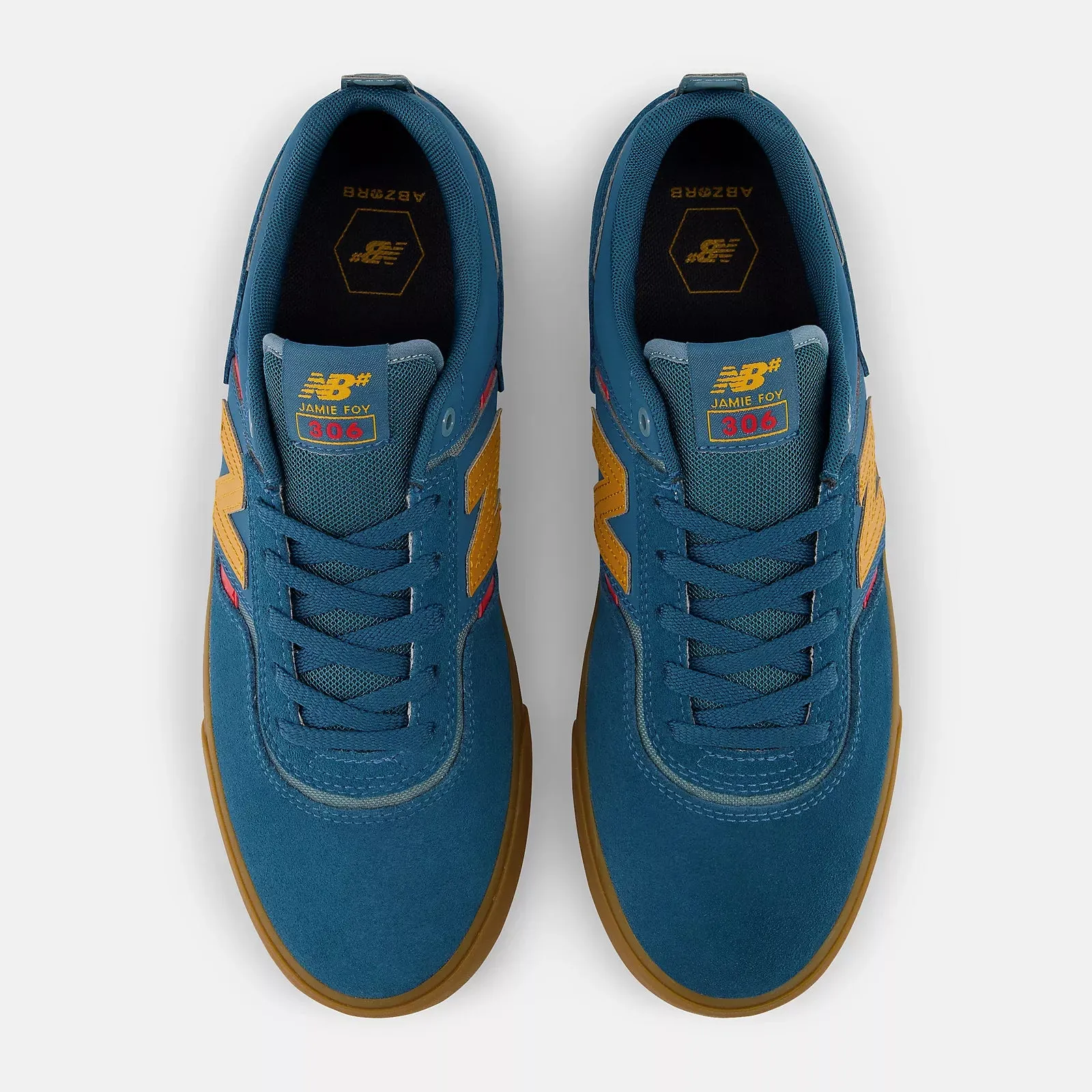 New Balance Shoes Numeric Jamie Foy 306 - Dark Moonstone/Yellow