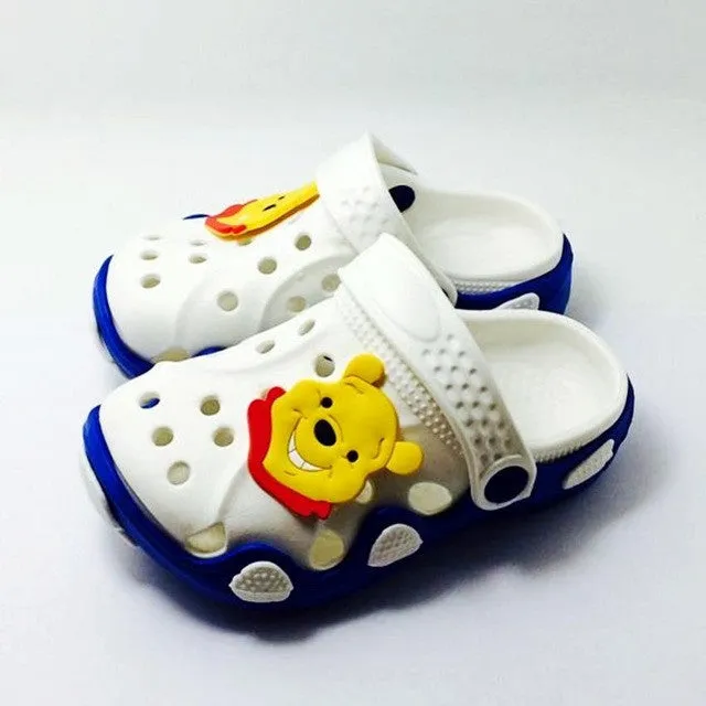 New Children Boys Summer Beach Sandals Spongebob Batman Hero One Piece Superman Garden EVA Clogs