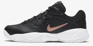 Nike Court Lite 2 Tennis Shoes AR8838-003 Black/Red Bronze/White