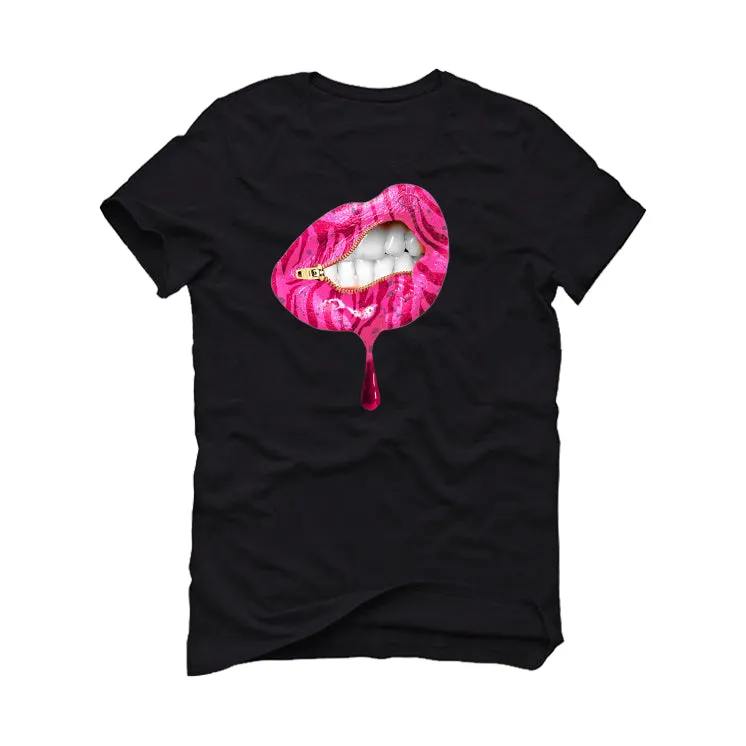 Nike Dunk Low Triple Pink | ILLCURRENCY Black T-Shirt (LIPS UNSEALED)