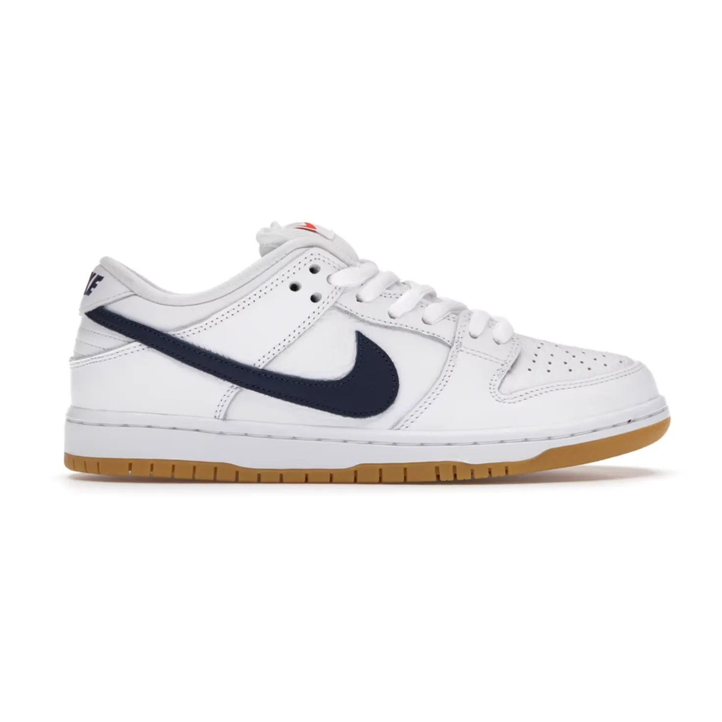 Nike SB Dunk Low Orange Label White Navy