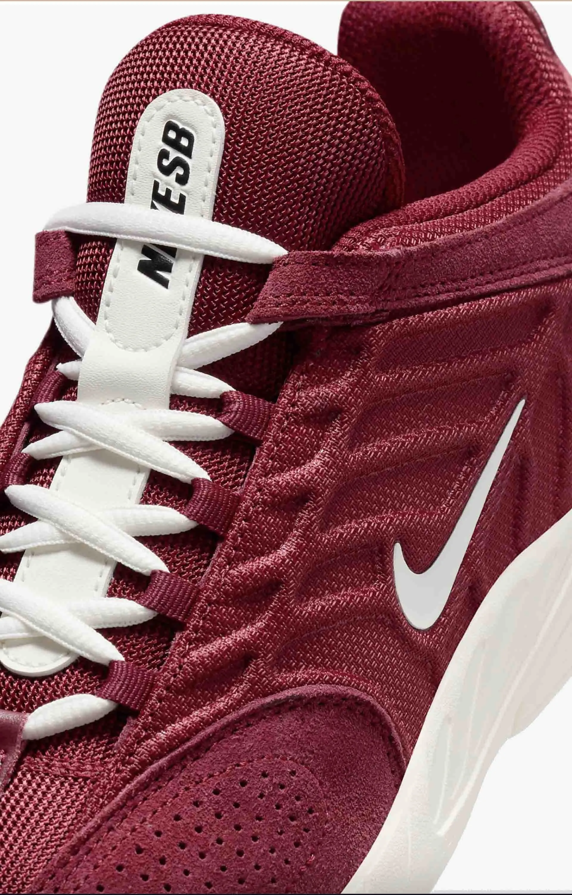 Nike SB Vertebrae Shoe, Team Red/Sail