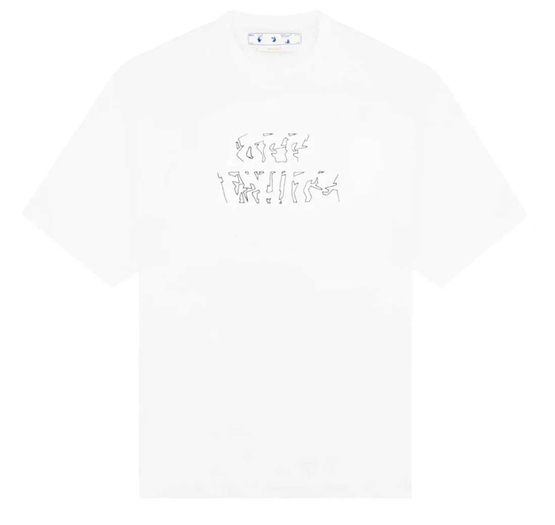 Off-White Neen Arrow Skate S/S T-Shirt White