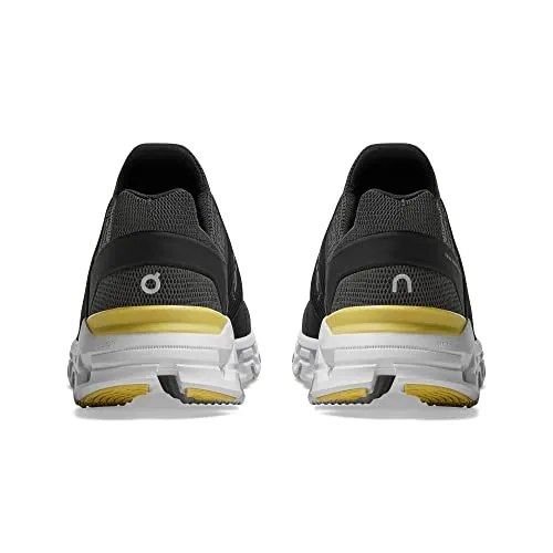 On Men's Cloudswift Sneakers, Magnet/Citron, Black, 7 Medium US