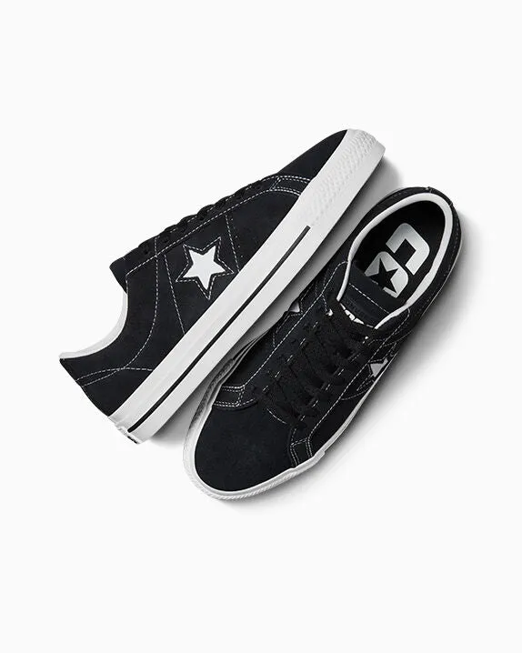 One Star Pro Suede Shoe - Black/Black/White