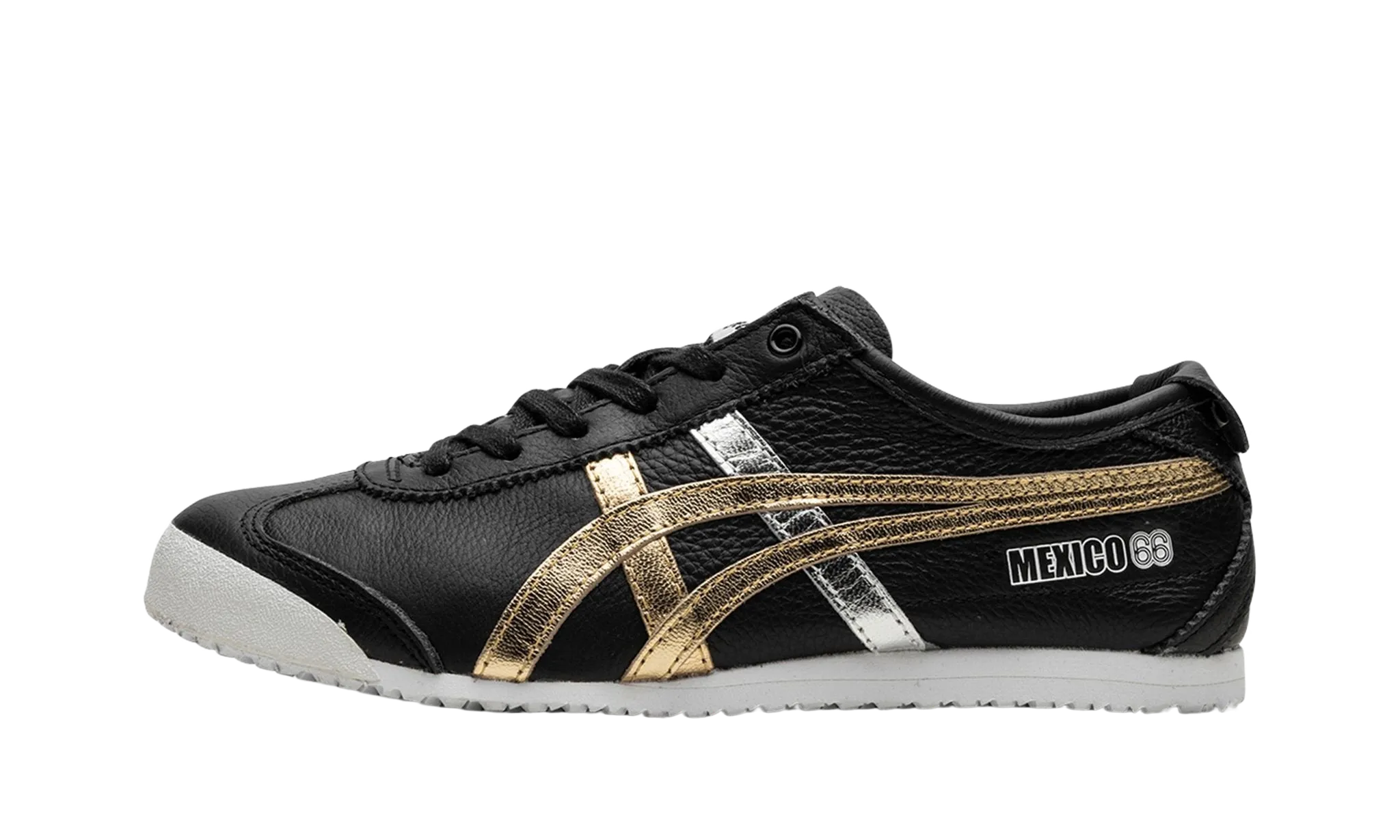 Onitsuka Tiger Mexico 66 Black Gold Silver