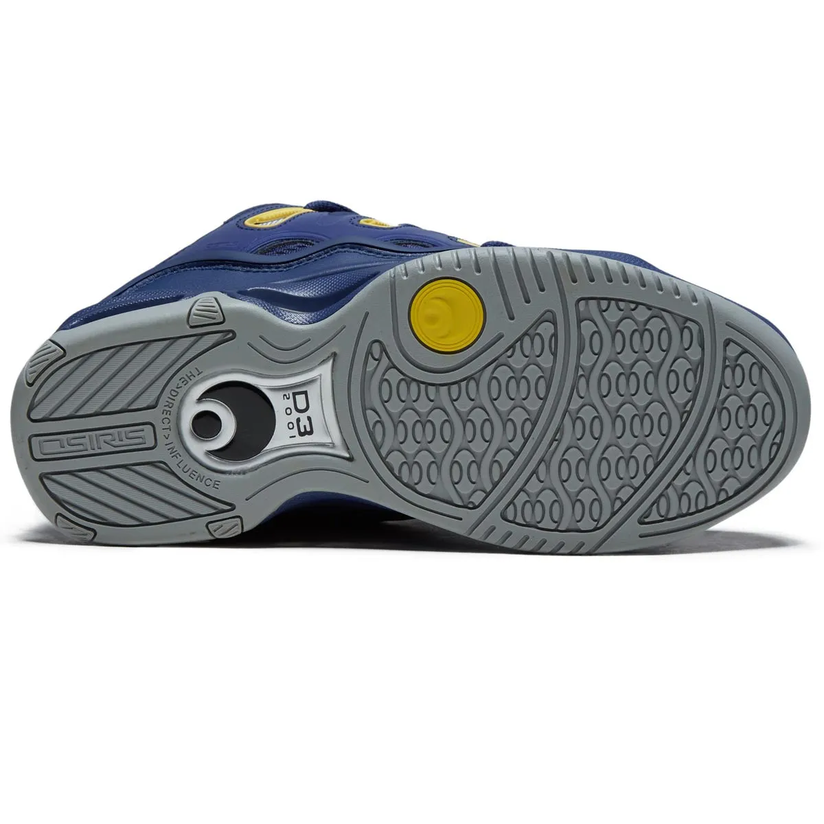 Osiris D3 2001 Shoes - Cadet Blue/Yellow