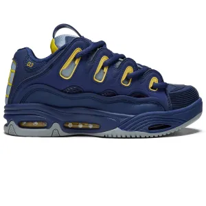 Osiris D3 2001 Shoes - Cadet Blue/Yellow