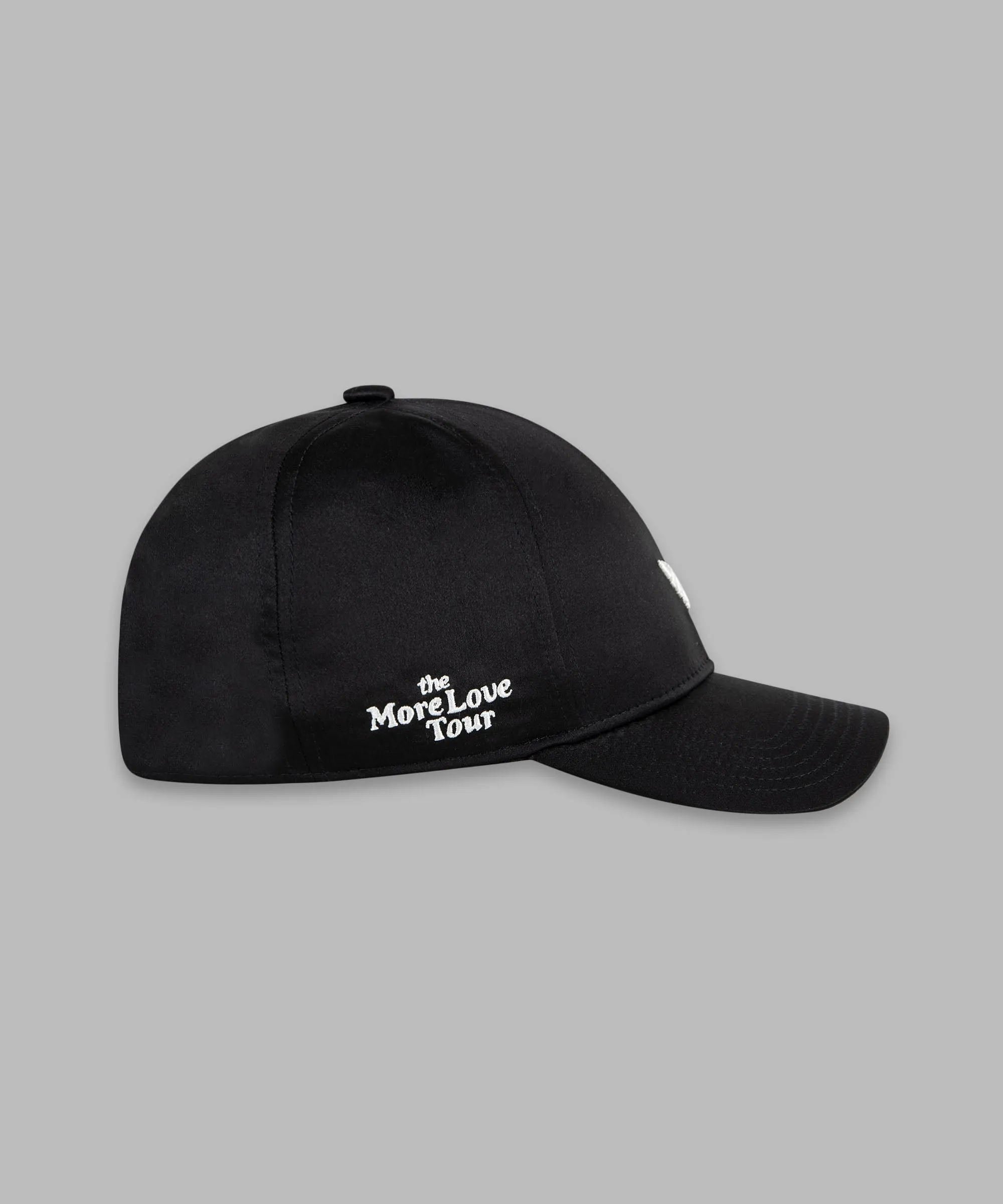 Paper Plane - More Love Satin Dad Hat - Black