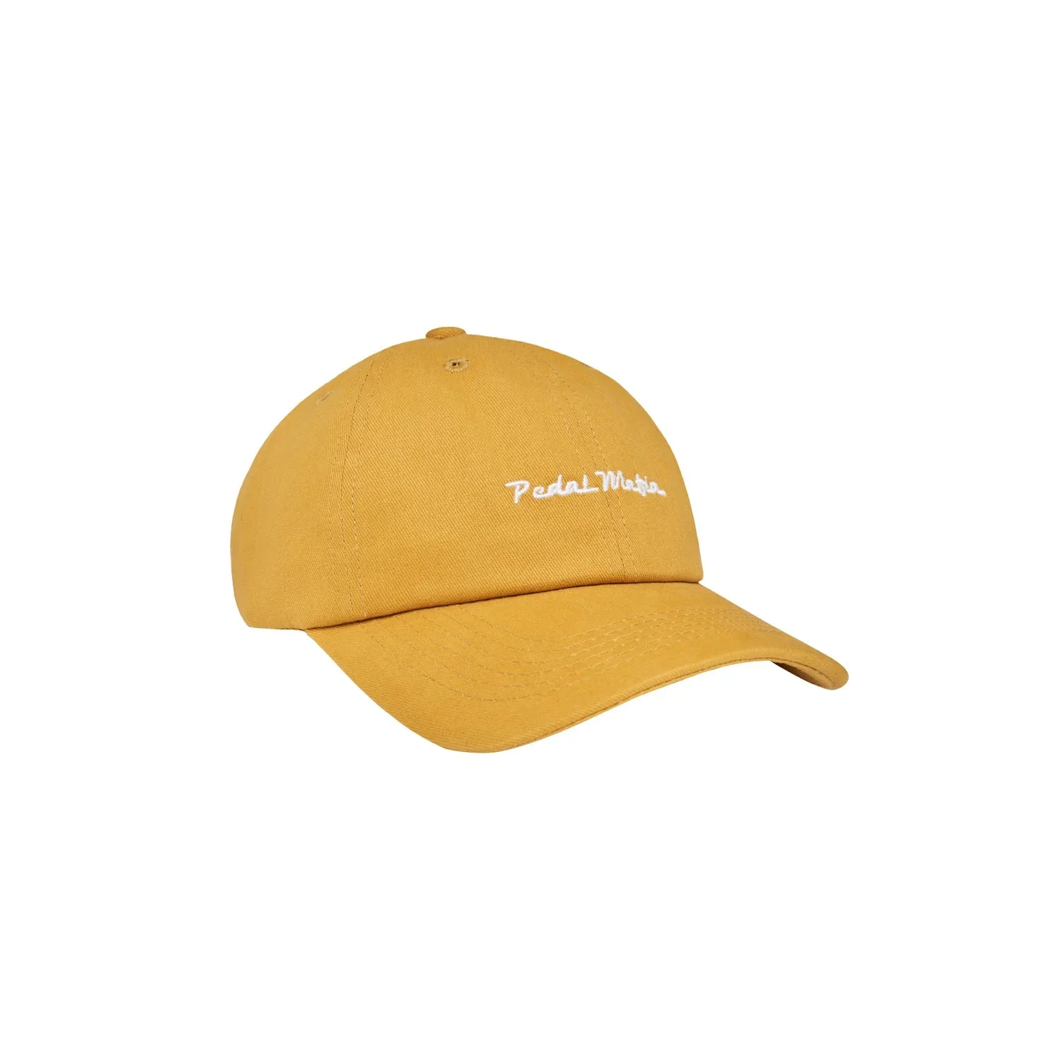 Pedal Mafia Dad Cap - Mustard