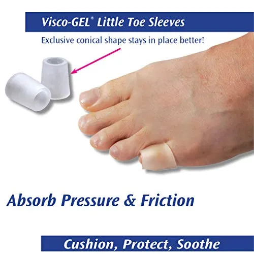 PediFix Visco-gel Little Toe Sleeves, 2 Count