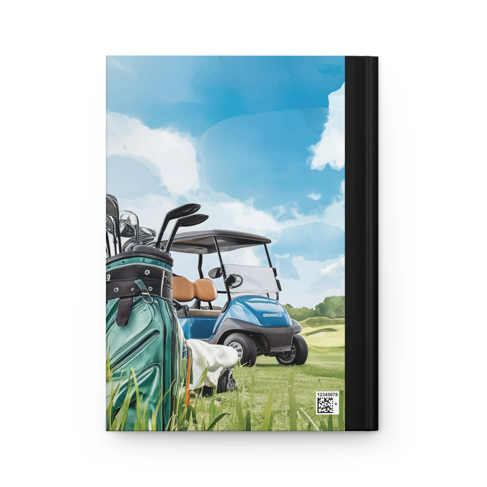 Personalised Hardcover Journal Matte, Golf, awd-1682