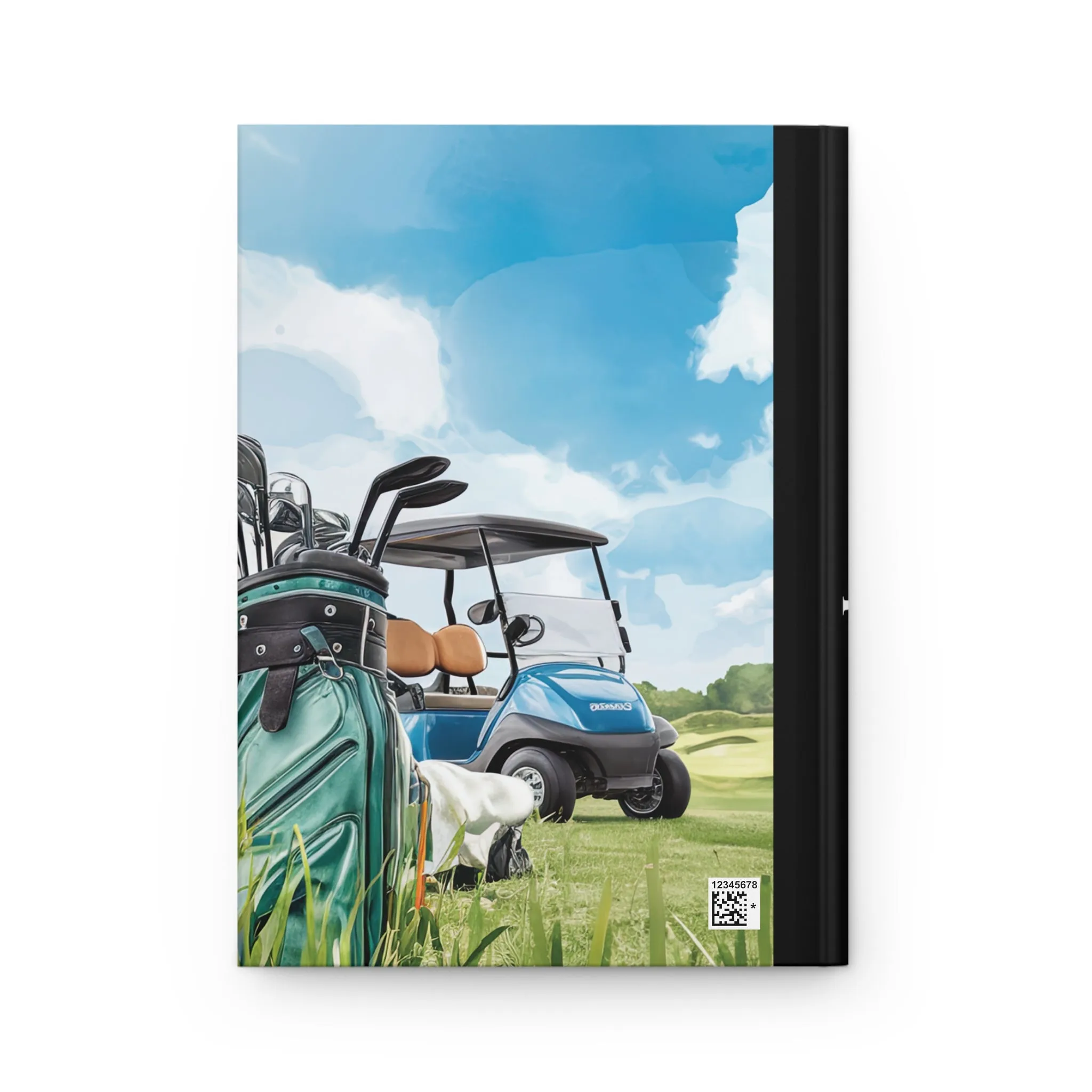 Personalised Hardcover Journal Matte, Golf, Grandpa, awd-1682