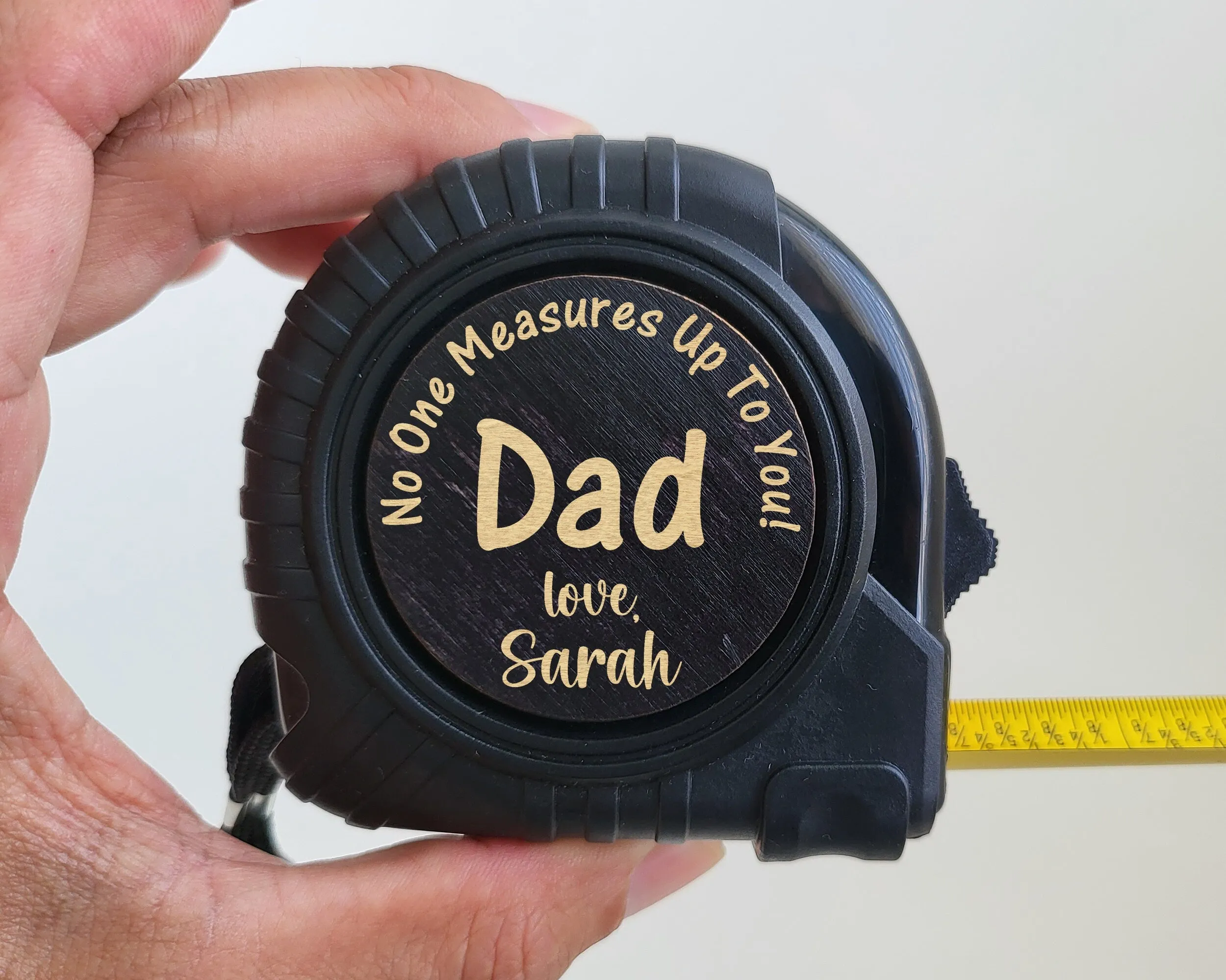 Personalized 25' Measuring Tape - Perfect Gift for Dad, Men, Daughter, Son, Wife, or Father's Day - Happy Birthday, First New Gift