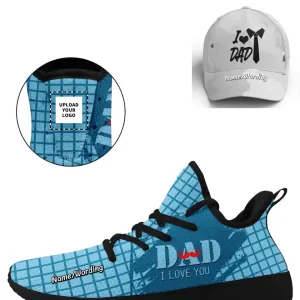 Personalized Combo Offer for Father's Day, Custom Breathable Shoes and Dad's Love Cap, Best Gift for Dad/Father