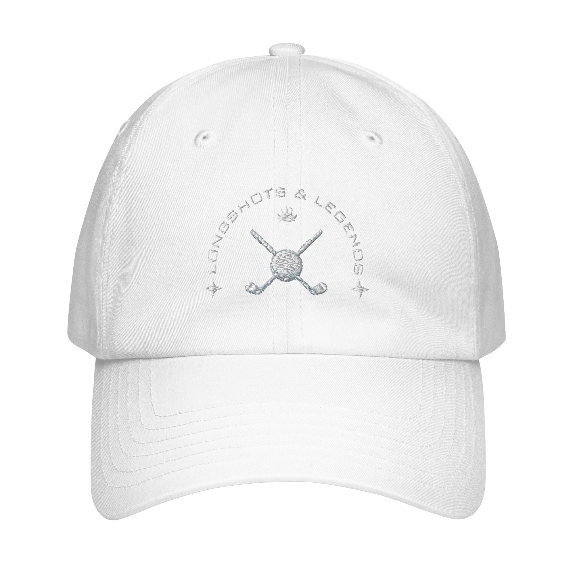 Personalized Golf Hat Embroidered Dad Hat Custom Ball Cap Golf Lovers Unisex Sports Apparel Custom embroidered Longshots & Legends Golf Hat