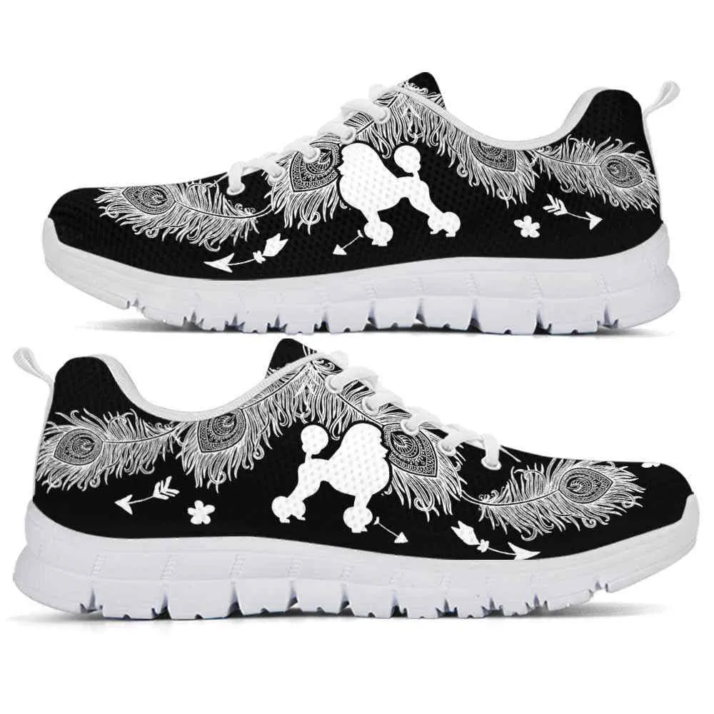 Poodle Sneaker, Poodle Dog Lovers Sneakers Running Shoes Gift Women Men Dog Mom Dog Dad, Poodle Shoes