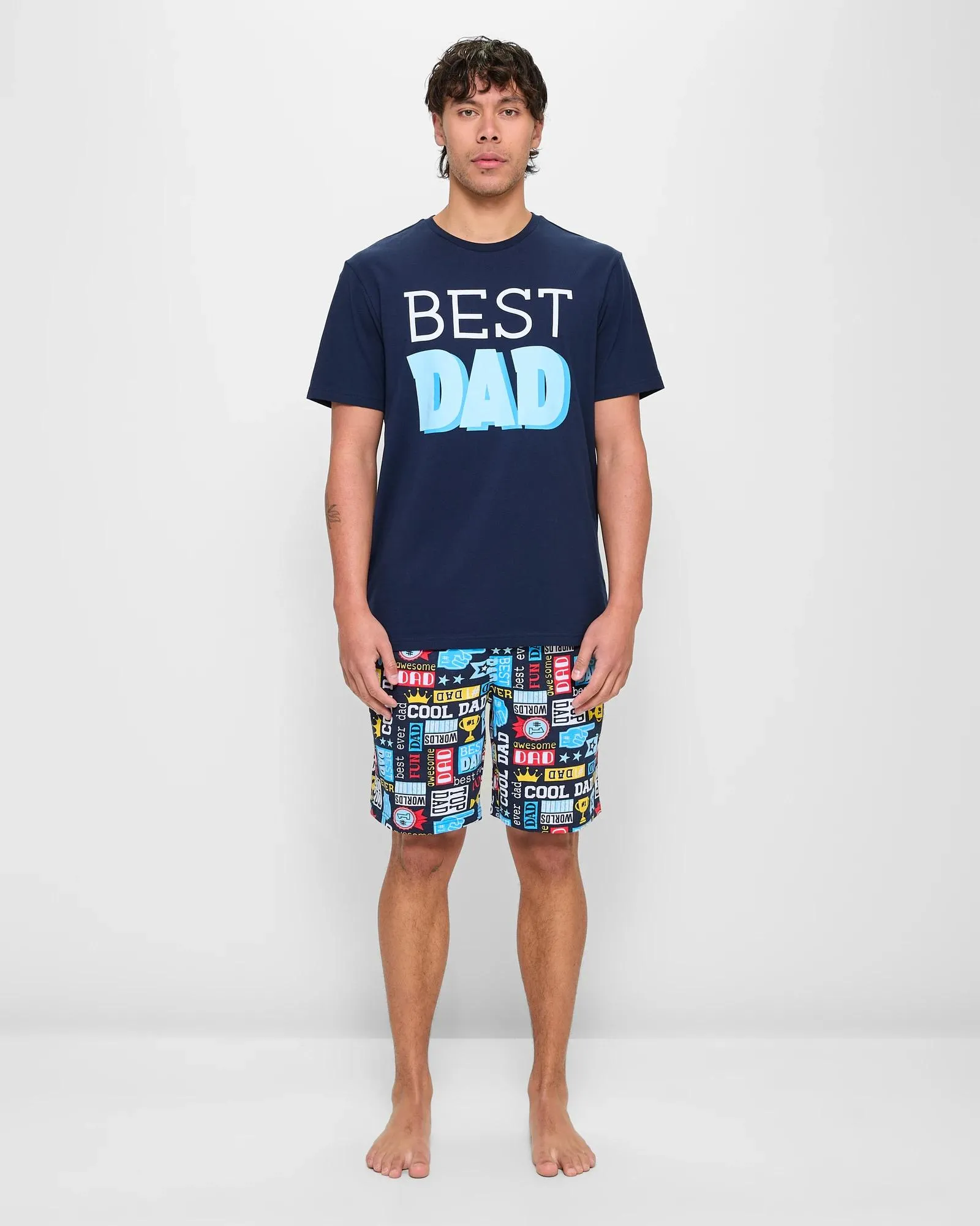 popular  Best Dad Fathers Day Jersey Pyjama Set - Maxx