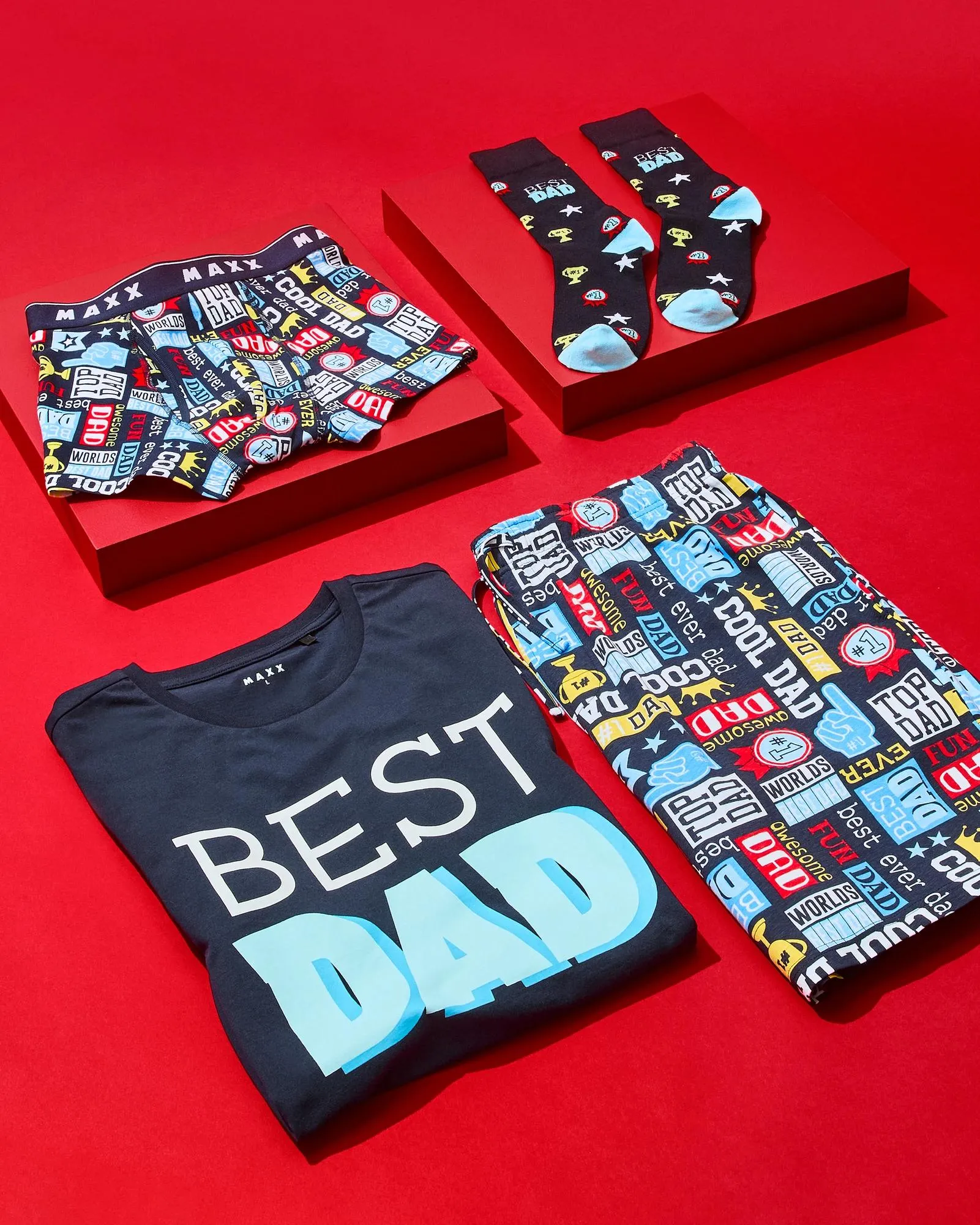 popular  Best Dad Fathers Day Jersey Pyjama Set - Maxx