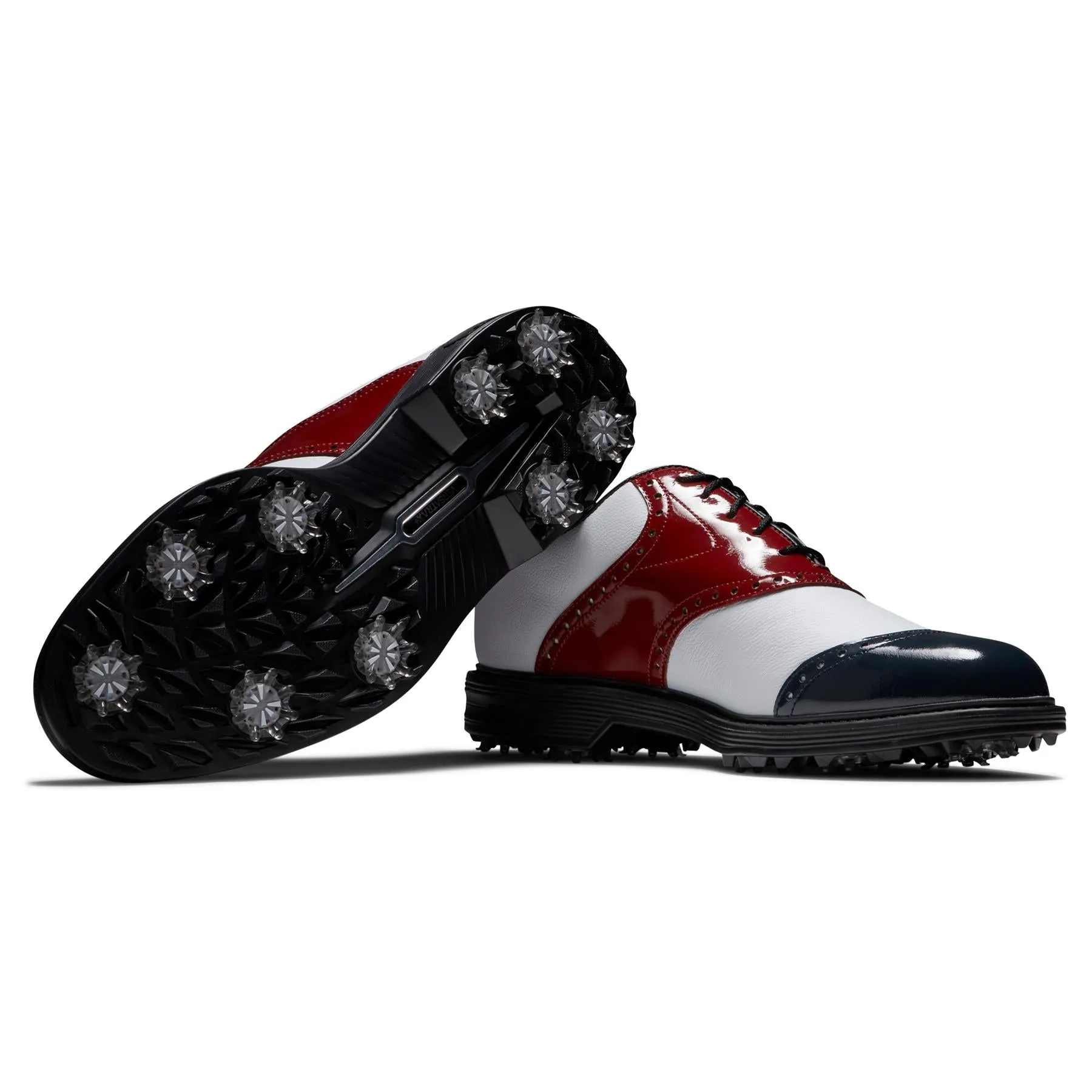 Premiere Series Wilcox Golf Shoes White/Navy/Wine - AW24