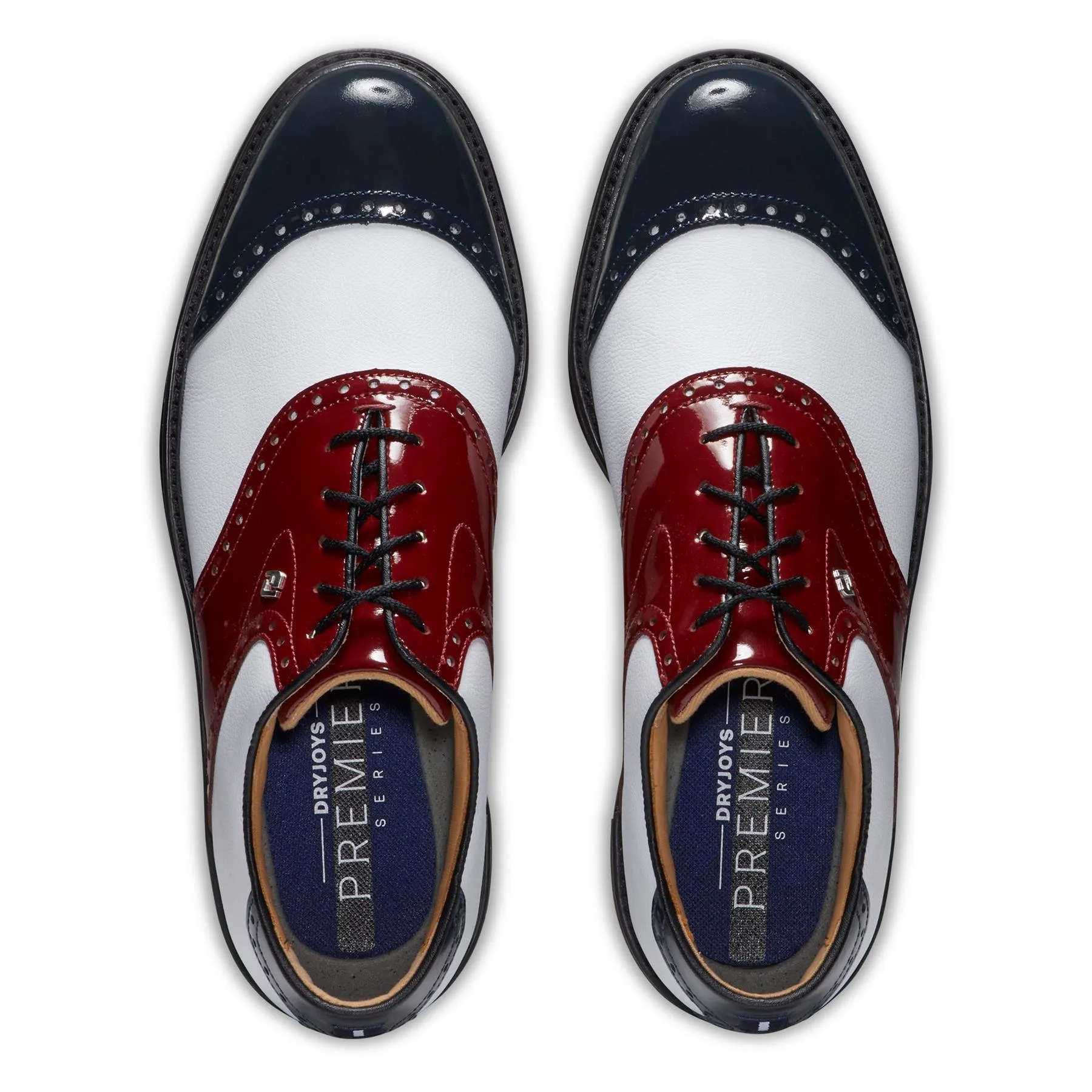 Premiere Series Wilcox Golf Shoes White/Navy/Wine - AW24