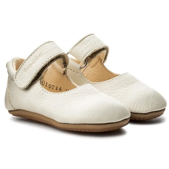 Prewalker Leather Mary Jane - White