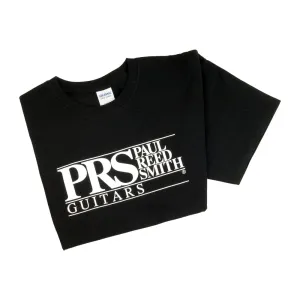 PRS Block Logo Tee | Heavyweight Cotton | Classic Black