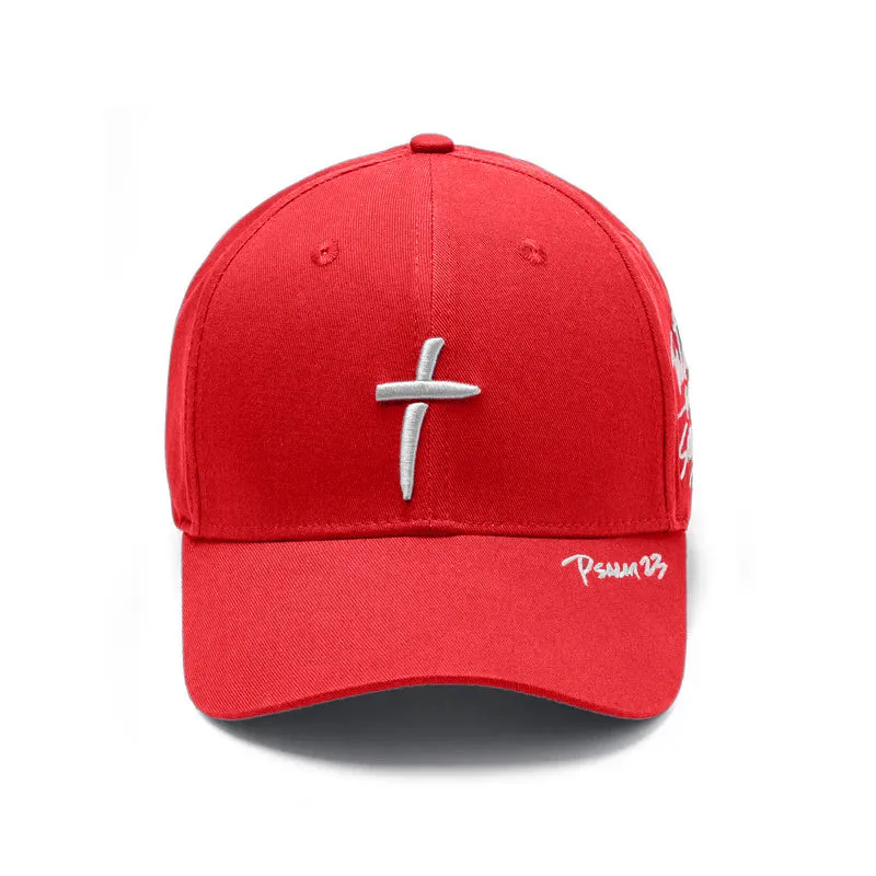 Psalm 23 - Baseball Cap - Red