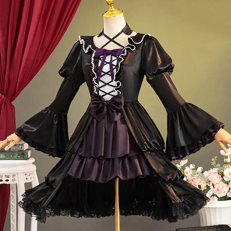 Puella Magi Madoka Magica the Movie: Rebellion and Don Quijote Collaboration Homura Akemi Cosplay Costume