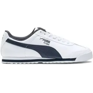 Puma Men's Roma Basic Shoes - White / Navy