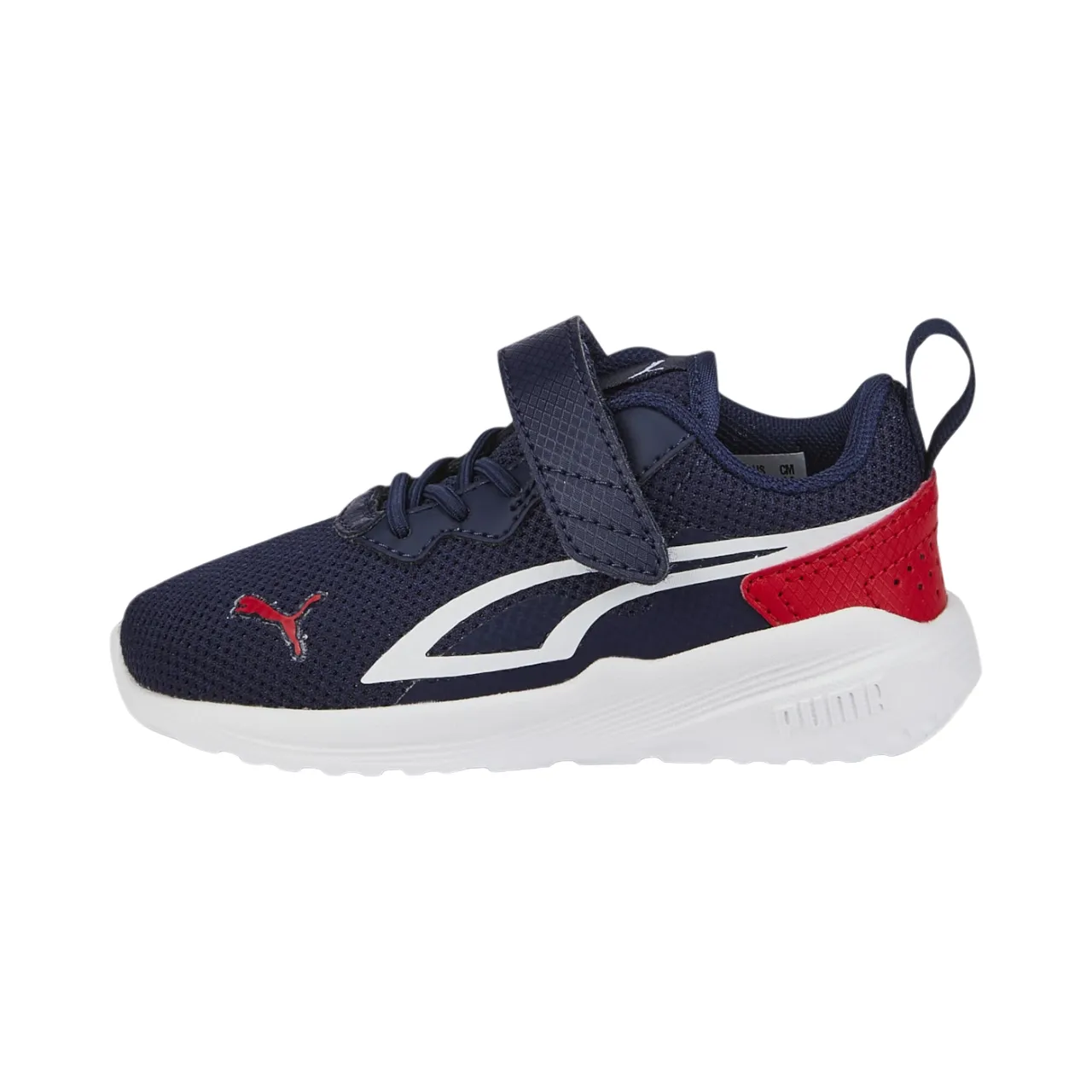 Puma scarpa da ginnastica da bambino All-Day Active 387388-07 blu-bianco-rosso