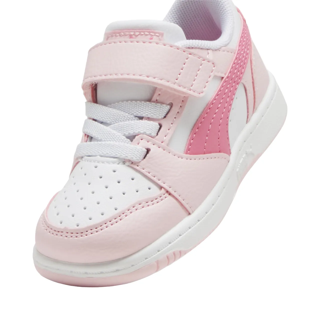 Puma scarpa Sneakers Rebound v6 Lo 397420-08 bianco-rosa