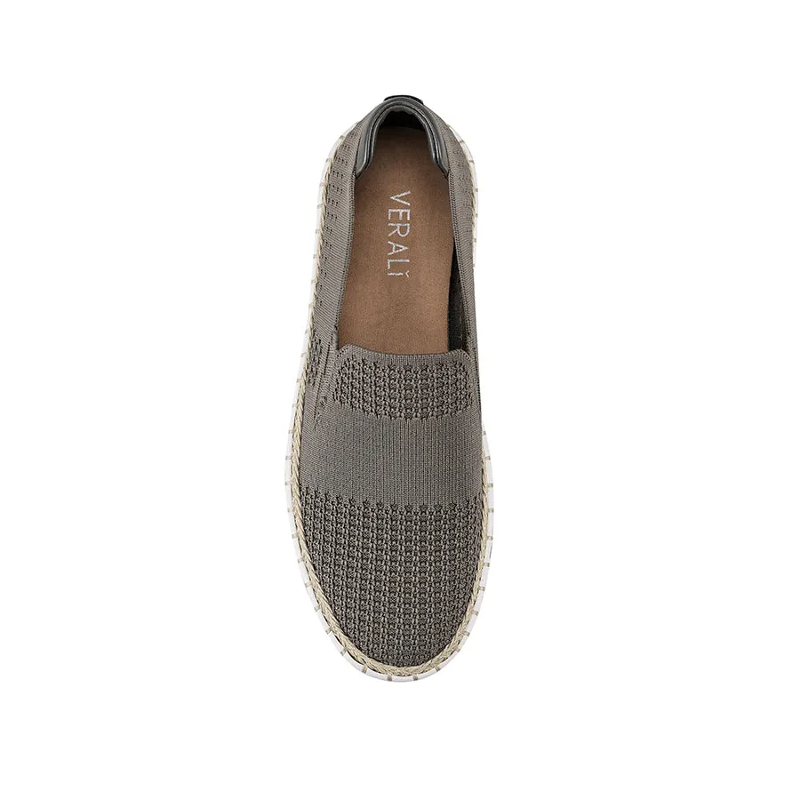 Queen Slip On Sneakers - Khaki Knit