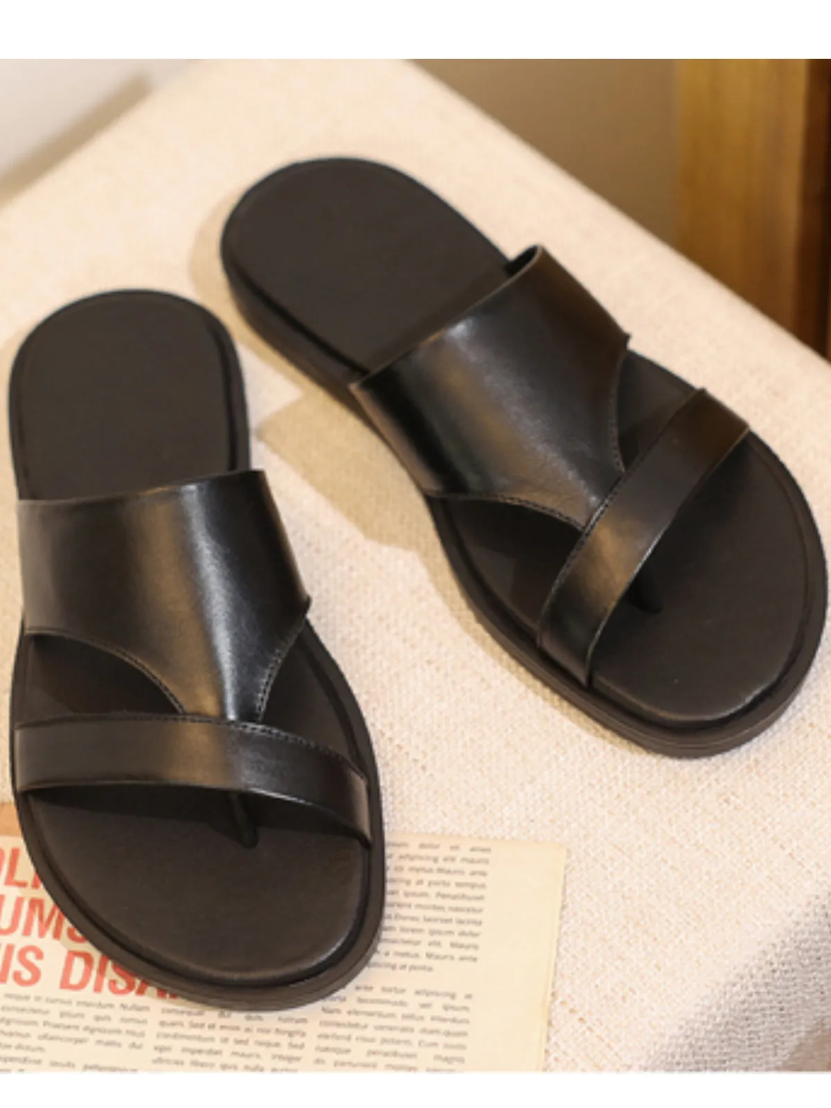 Retro Leather Sandals