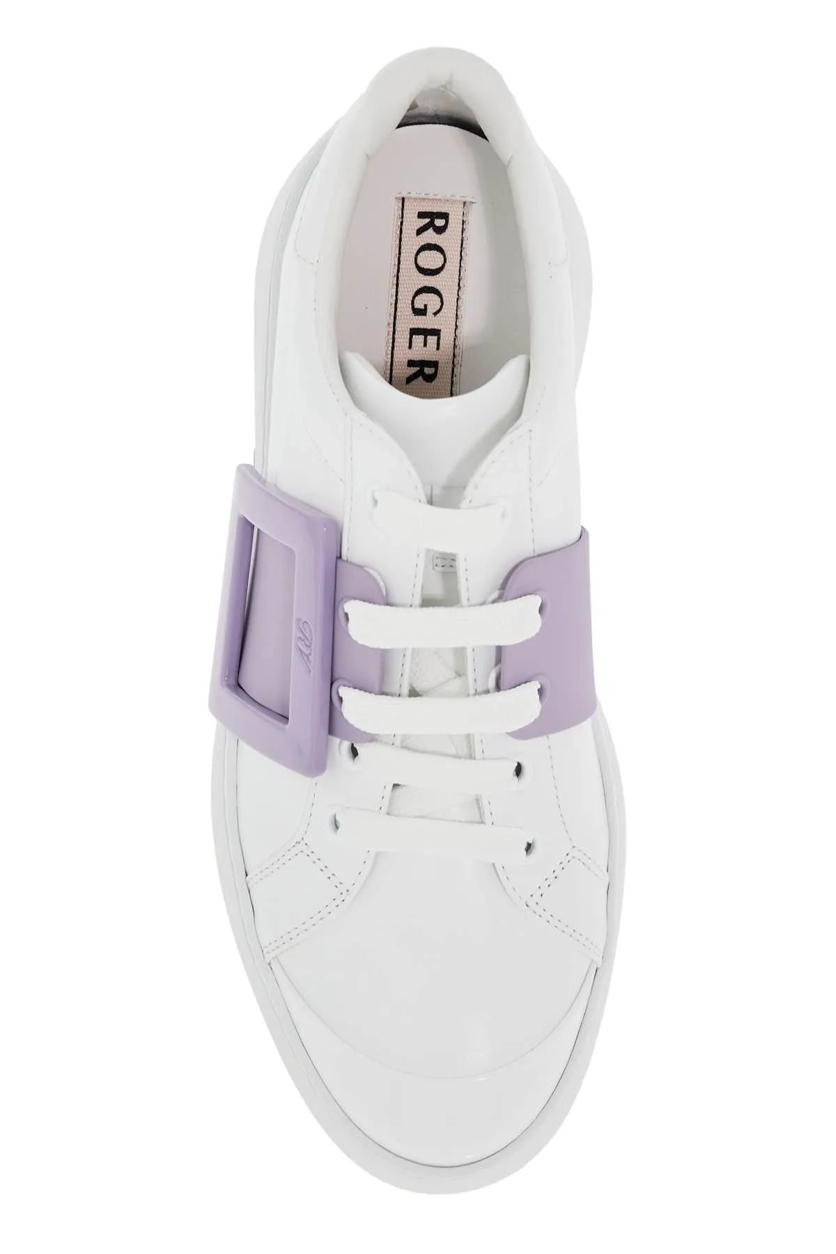 Roger Vivier Leather Viv' Skate Sneakers (Size - 36)