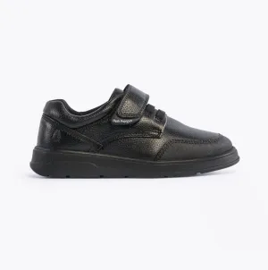 ROWAN Boys Touch Fasten Shoes Black