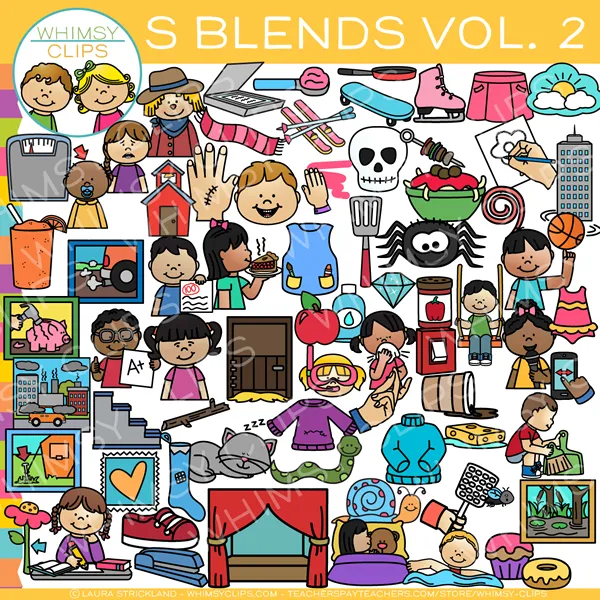 S Blends Clip Art Volume Two