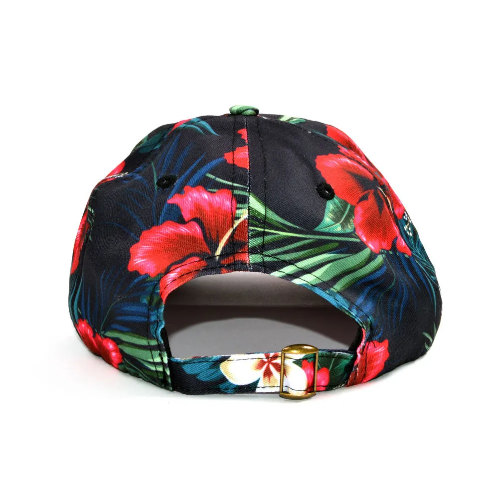 Script Floral Dad Hat