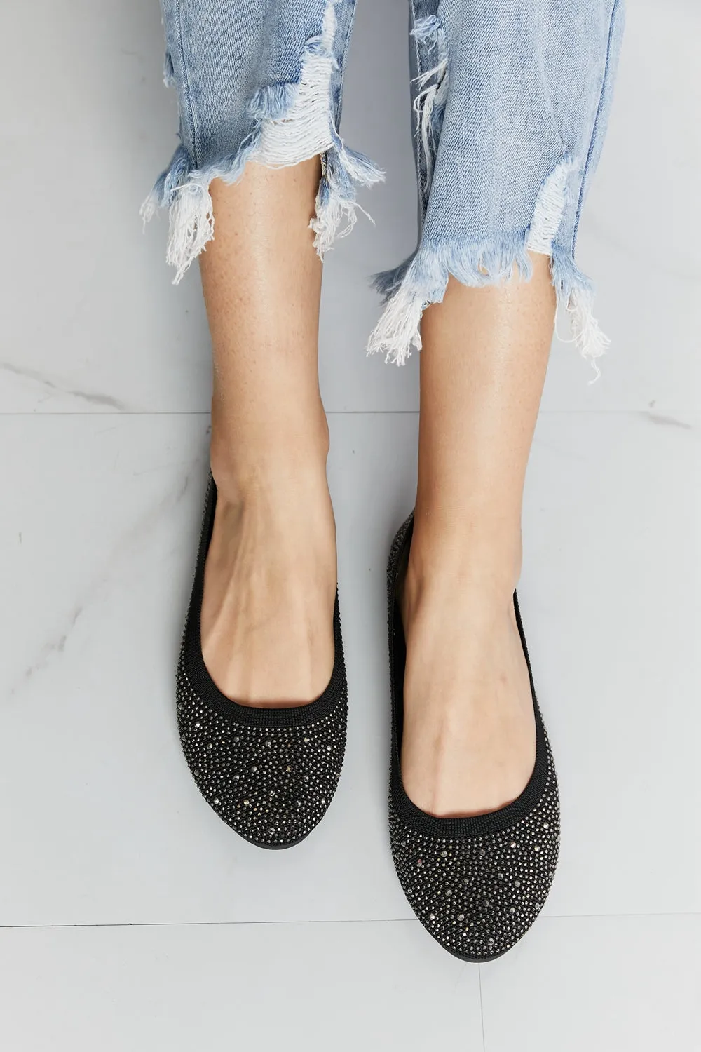 Shine Bright Rhinestone Flats