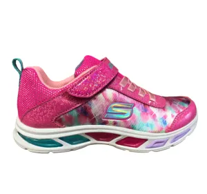 Skechers sneakers da bambina S Lights Litebeams Dance N Glow 10921L NPMT rosa shock