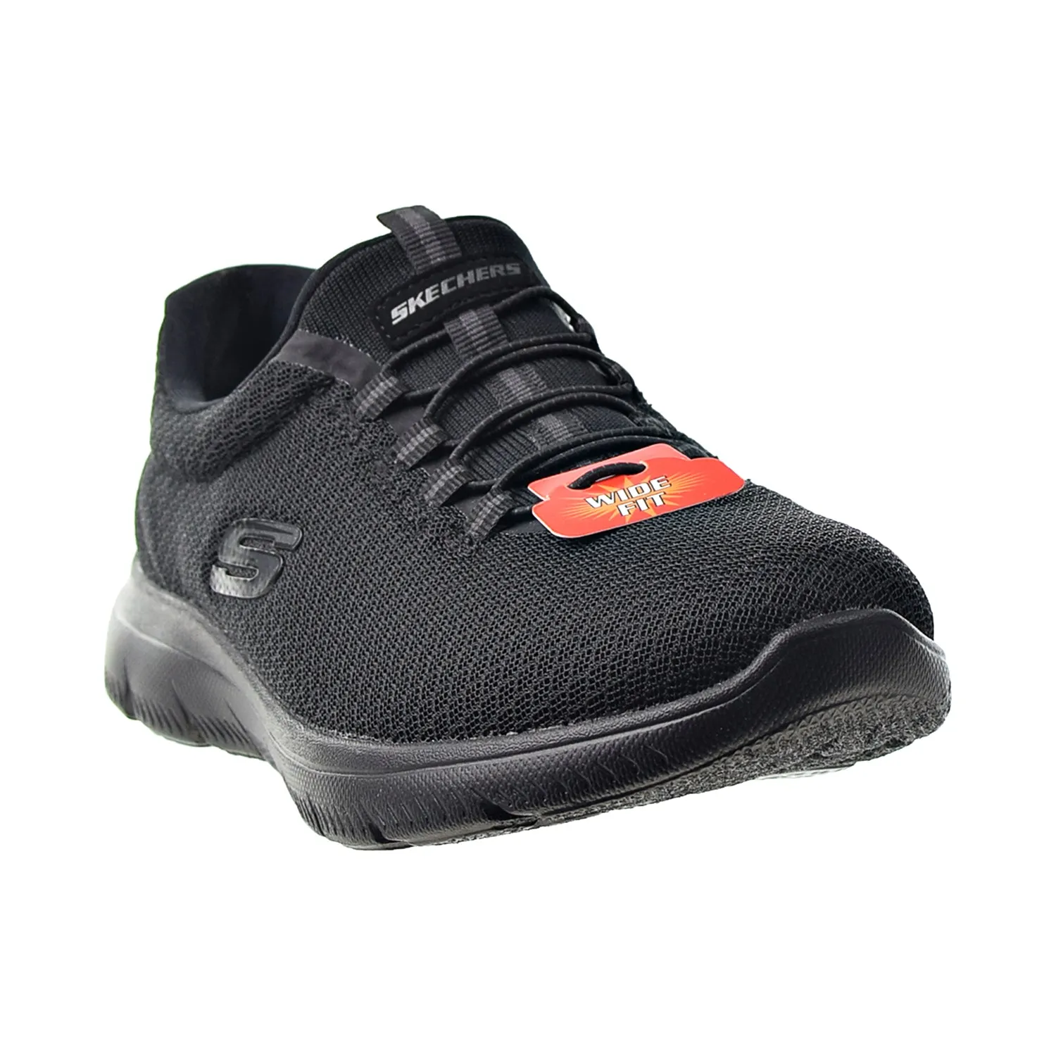 Skechers Summits Wide Width Women's Shoes Black