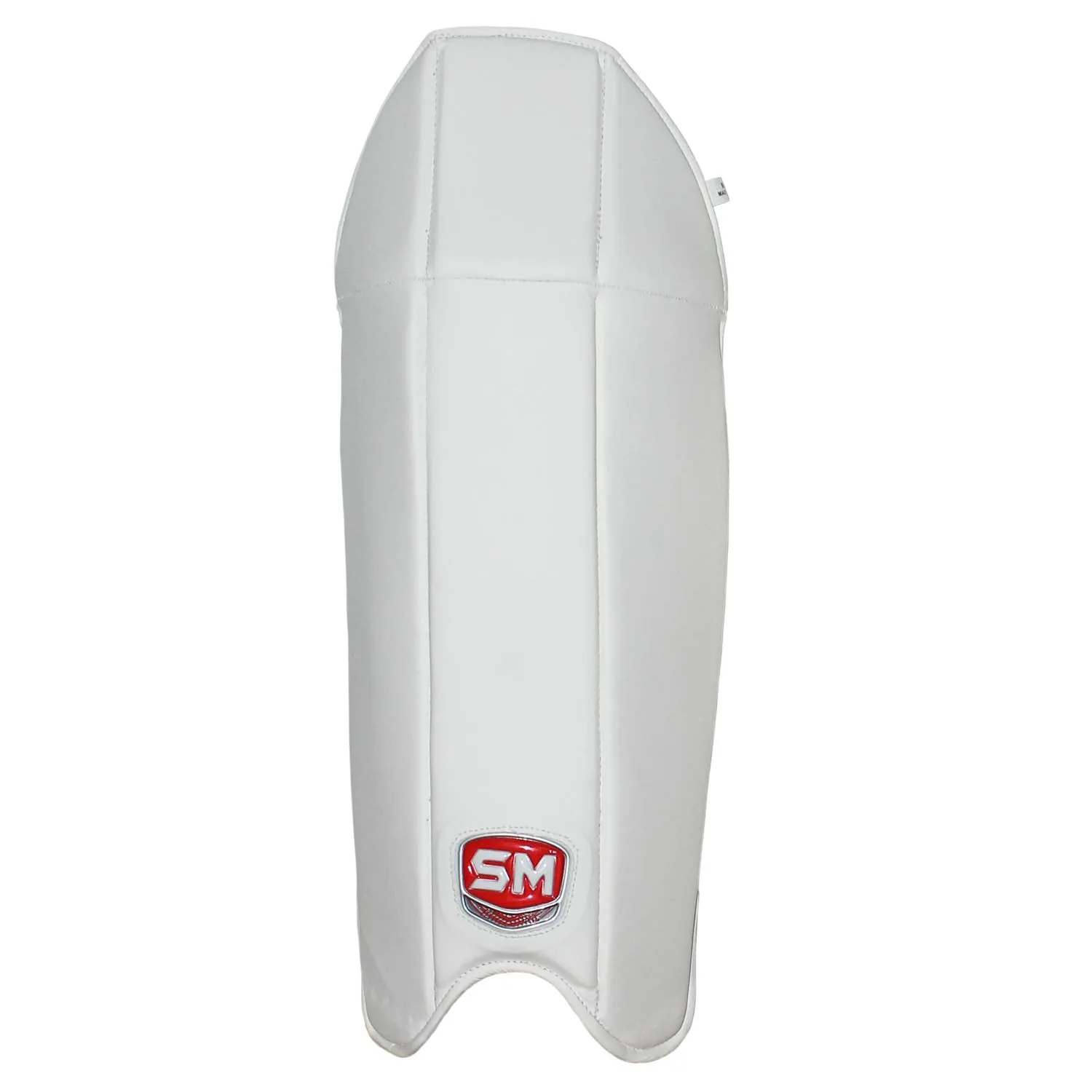 SM Cricket Fielding/Wicket Keeping Pad | Shin Guard | Men's | Ultimate Protection | White | 1 Pair (Boys)