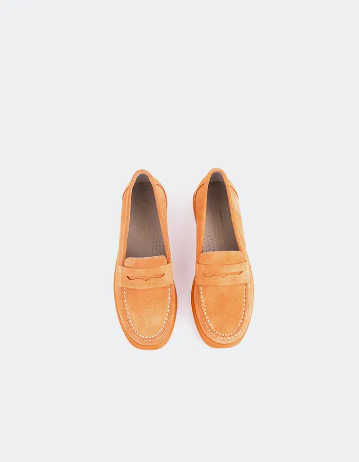 Sperry Orange Suede