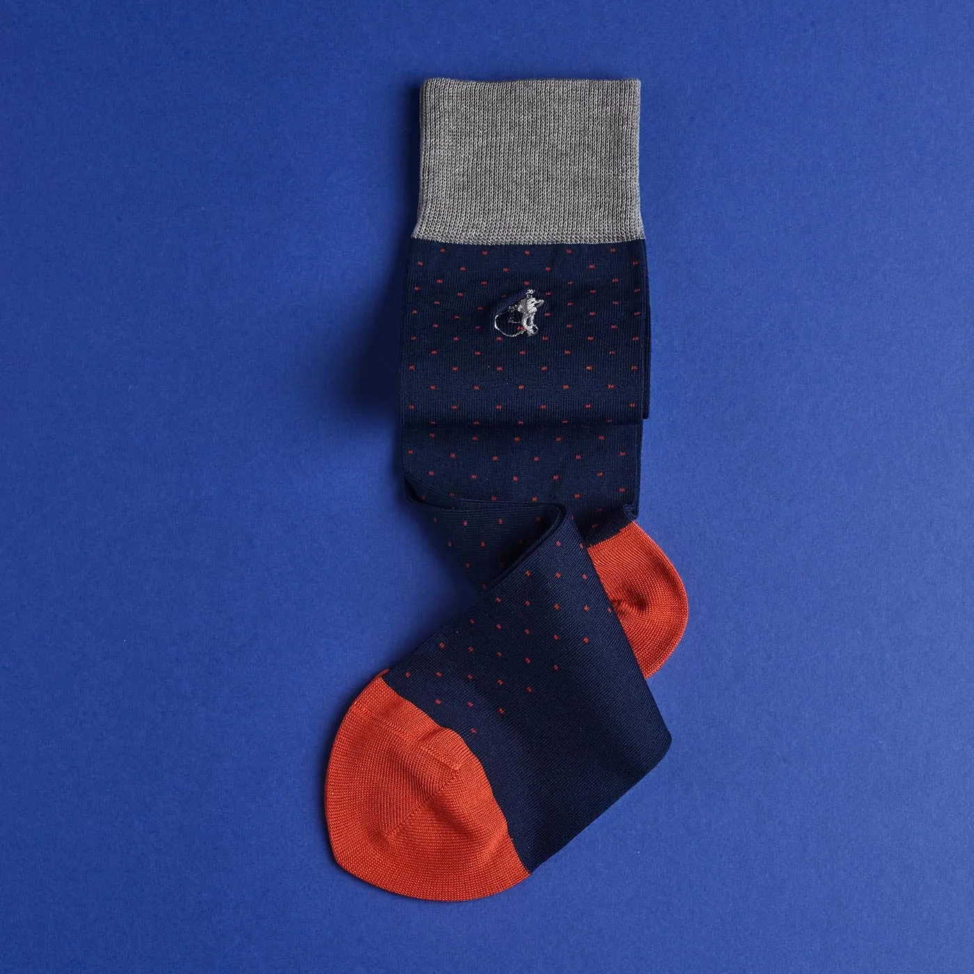 Spot of Style Socks - Navy