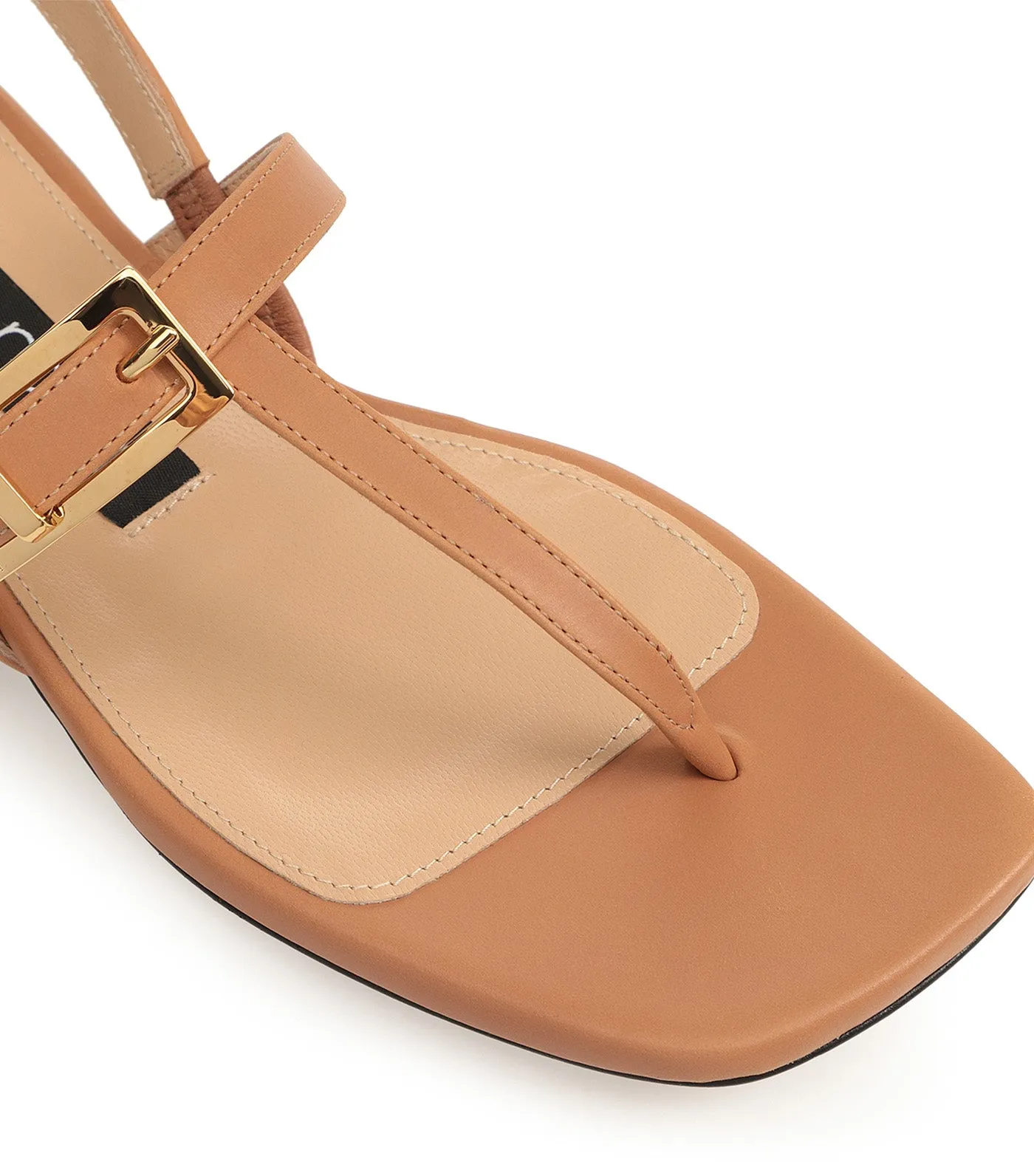 Sr Nora Sandal Flat Tan