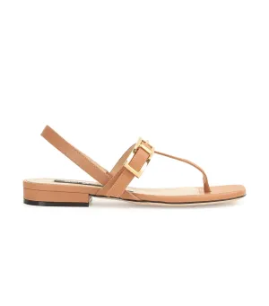 Sr Nora Sandal Flat Tan