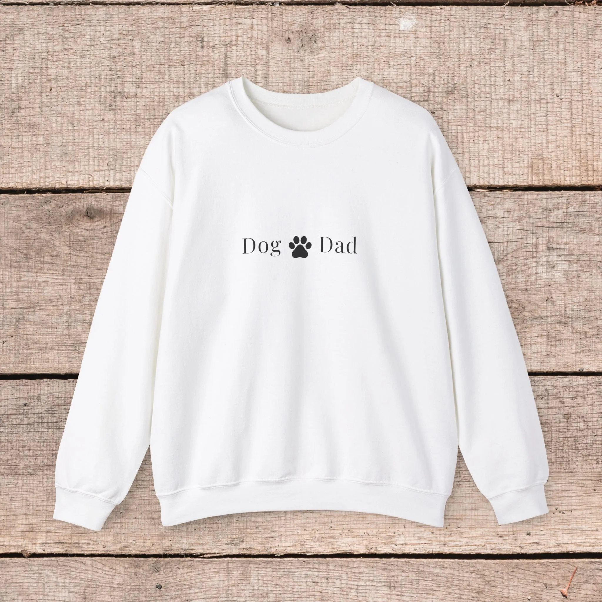 Stylish Dog Dad Sweatshirt - Crewneck Sweatshirt for Dog Lovers and Pet Owners