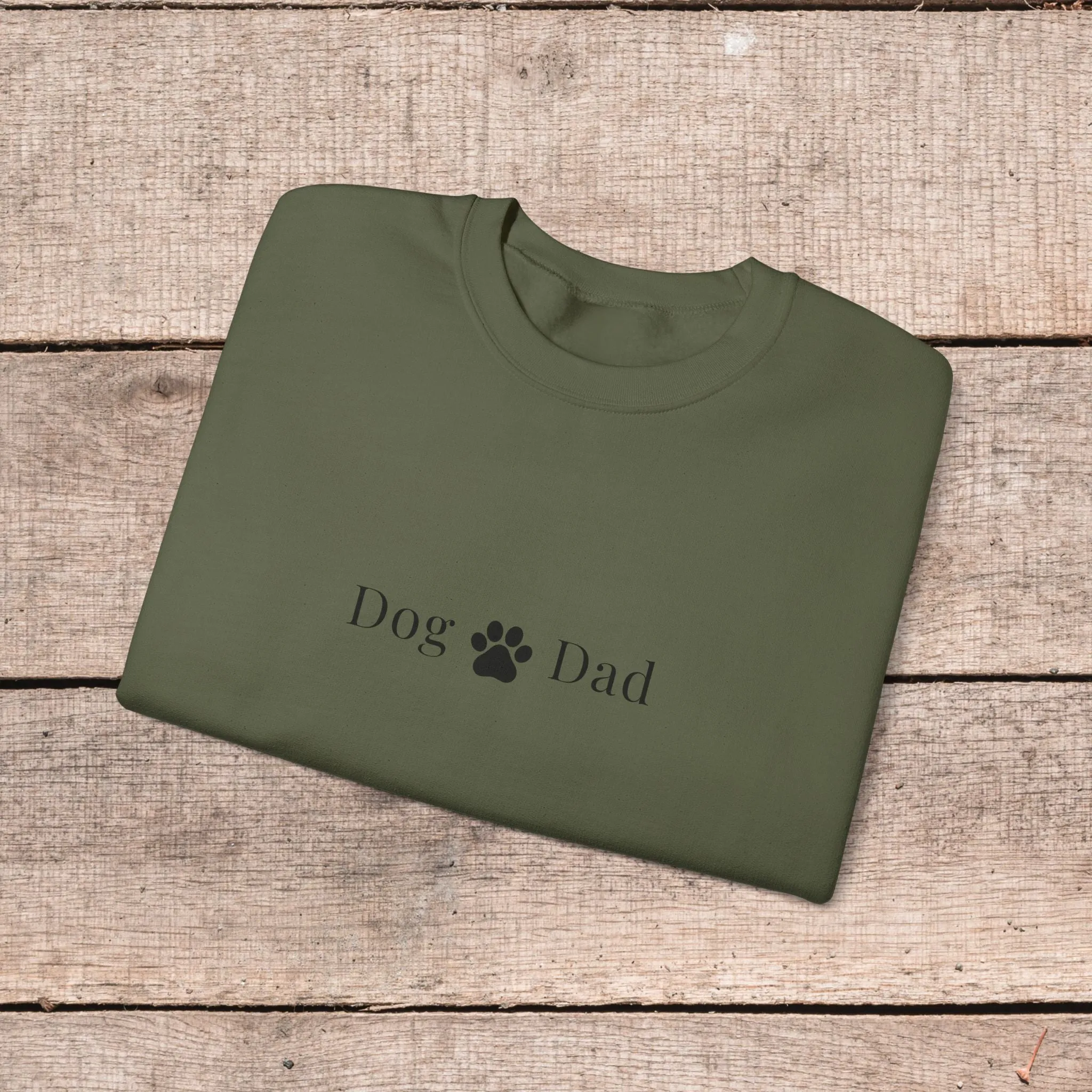 Stylish Dog Dad Sweatshirt - Crewneck Sweatshirt for Dog Lovers and Pet Owners