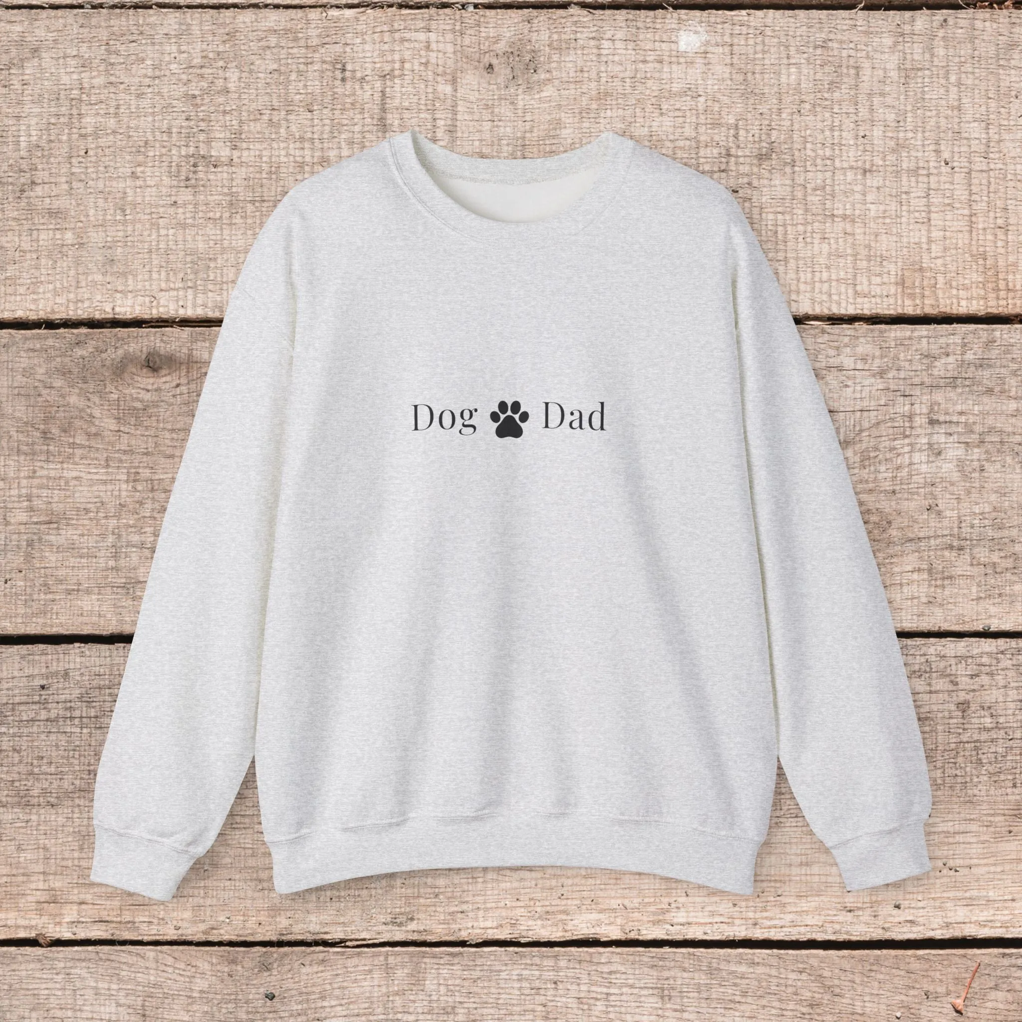 Stylish Dog Dad Sweatshirt - Crewneck Sweatshirt for Dog Lovers and Pet Owners